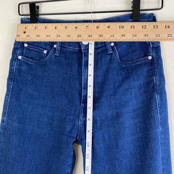 MOTHER High Waisted Looker Ankle Jeans Size 26 Neither Here Nor There Blue Denim - Picture 13 of 14